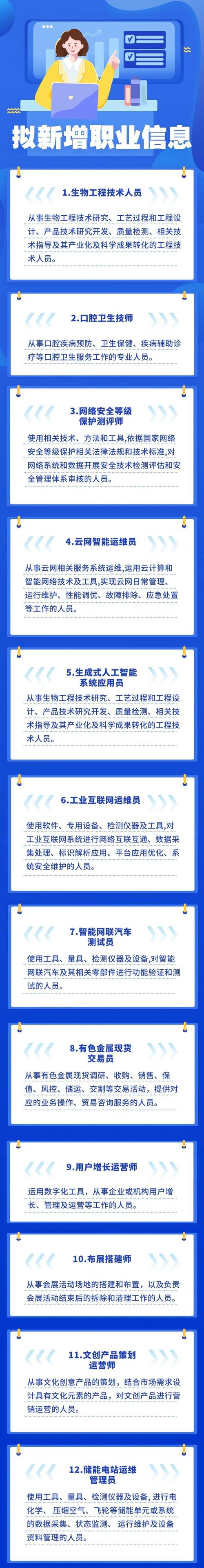 拟增加17个新职业，新职业来袭！17个新鲜出炉的职业等你来探索！